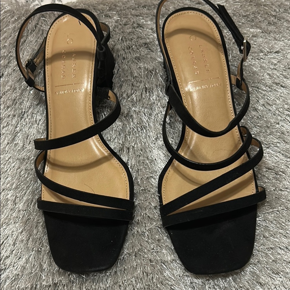 HOLIDAYS! Christmas & New Years…. 
 Black Sandals Worn once Are like new!!!!
